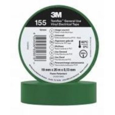 Изолента ЗМ Temflex ПВХ 155 (19 мм х 20 м) GN