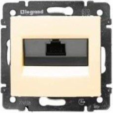 Розетка компьютерная Legrand Valena RJ45 CAT5 UTP кремовый 774138