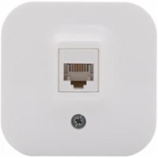 Розетка компьютерная Legrand Quteo RJ45 CAT5e UTP белый 782224