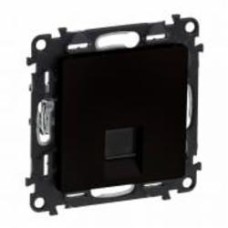 Розетка компьютерная Legrand Life IP20 черный матовый 756340
