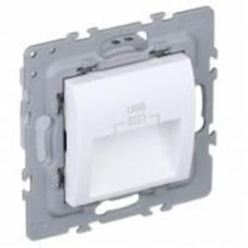Розетка двойная с заземлением Efapel Latina IP20 белый 4738412 SBR
