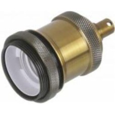 Патрон электрический Profix с гайкой 11 E27 металл золотой 22-0136У