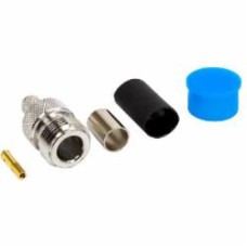 Адаптер HiSmart N-female обжимной разъем для кабеля RG6 серый Адаптер HiSmart N-female обжимной разъем для кабеля RG6 серый