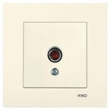 Розетка TV оконечная Viko Karre бежевый 90960110