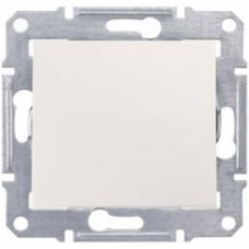 Выключатель перекрестный одноклавишный Schneider Electric Sedna без подсветки кремовый SDN0500123