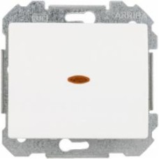 Выключатель одноклавишный Siemens Iris с подсветкой белый 18505-L W
