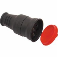 Розетка кабельная с заземлением Bemis BEM 15-015 черный BEM 15-016