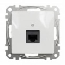 Розетка компьютерная Schneider Electric Sedna Design RJ45 категория 5E UTP белый SDD111451 Коллекция Sedna Design Коллекция Sedna Elements Sedna Elements Имитация стекла. Sedna Elements Имитация камня. Sedna Elements Имитация металла. Sedna Elements Имита