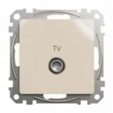Розетка TV оконечная Schneider Electric Sedna Design без шторок без крышки бежевый SDD112471 Коллекция Sedna Design Коллекция Sedna Elements Sedna Elements Имитация стекла. Sedna Elements Имитация камня. Sedna Elements Имитация металла. Sedna Elements Ими