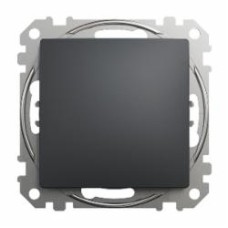 Выключатель одноклавишный Schneider Electric Sedna Design без подсветки черный SDD114101 Коллекция Sedna Design Коллекция Sedna Elements Sedna Elements Имитация стекла. Sedna Elements Имитация камня. Sedna Elements Имитация металла. Sedna Elements Имитаци