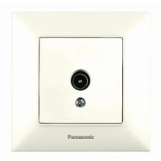 Розетка Panasonic Arkedia Slim 0 потерь кремовый 480200235