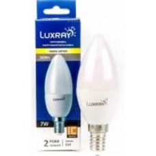Лампа светодиодная Luxray 7 Вт C37 матовая E14 220 В 3000 К LX430-B35-1407