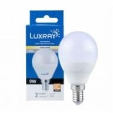 Лампа светодиодная Luxray 9 Вт G45 матовая E14 220 В 3000 К