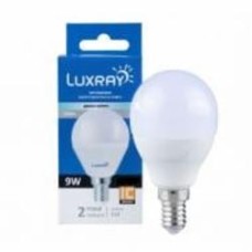 Лампа светодиодная Luxray 9 Вт G45 мягкая белая E14 220 В 4200 К LX442-A45-1409