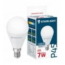 Лампа светодиодная Enerlight 7 Вт P45 матовая E14 220 В 4100 К P45E147SMDNFR