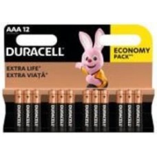 Батарейки Duracell LR03 MN2400 AAA (мизинчиковые) 12 шт.