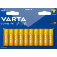 Батарейка Varta Longlife AA (R6, 316) 10 шт. (04106101461)