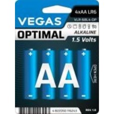 Батарейки VEGAS. LR6BL4 4 шт. (VLR-6BL4-OP)