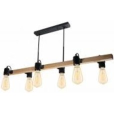 Подвес Светкомплект Loft WDL 6x40 Вт E27 черный