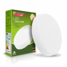 Светильник точечный Eurolamp LED Downlight круг 3000 К белый LED-DLR-9/3(Е)