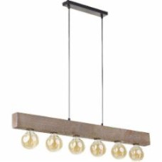 Люстра подвесная TK Lighting Artwood 2666 6x60 Вт E27 дуб 2666