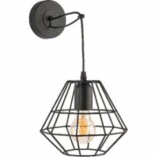 Бра TK Lighting Diamond 1x60 Вт E27 черный 2183