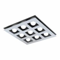 Люстра светодиодная Eglo Беламонте 9x3,3 Вт белый/хром