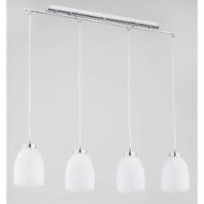Светильник подвесной ALFA Suede 4x60 Вт /E27 хром/белый 62035