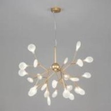 Люстра подвесная Strotskis Foglia 540 27x3 Вт G4 золото