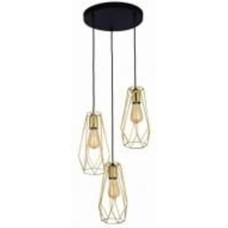 Светильник подвесной TK Lighting LUGO GOLD 3x60 Вт E27 золотой 2697