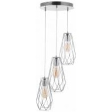Светильник подвесной TK Lighting LUGO CHROM 3x60 Вт E27 серебристый 2846