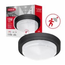 Светильник административный LED Maxus 15 Вт 3000/4200/6500 IP65 1-MBH-15W-BLC-MW