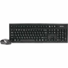 Комплект клавиатура + мышь A4Tech 3000N black