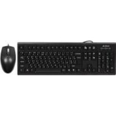Комплект клавиатура + мышь A4Tech KR-85+OP-720 USB черный (KRS-8572 Black)