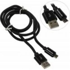 Кабель Defender microUSВ 1 м черный (87802)