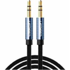 Кабель UGREEN AV112 3.5mm Male to 3.5mm Male Cable Gold Plated Metal Case with Braid 2 м Blue (10687)