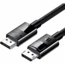 Кабель UGREEN DP114 DP 1.4 Male to Male Plastic Case Braided Cable 1 м black (80390)