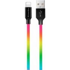 Кабель ColorWay USB - Apple Lightning (multicolor) 2.4 А 1 м разноцветный