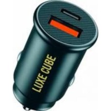 Автомобильное зарядное устройство Luxe Cube Dynamic 20W USB+A QС3.0+PD черный