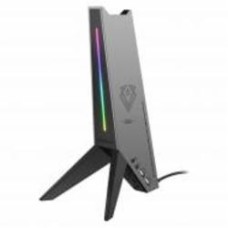 USB-хаб Vertux USB хаб Zulu 2xUSB 2.0/AUX 3.5 мм с подставкой для наушников Black