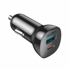 Автомобильное зарядное устройство Choetech TC0005-BK USB-A/USB-C 20Вт QC3.0/PD