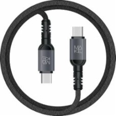 Кабель Make Type-C to Type-C PD Denim 1 м серый (MCB-CD8GR)
