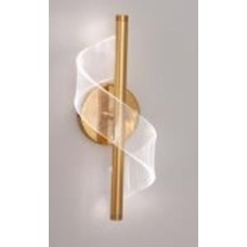 Бра WunderLicht Alabama 1x10 Вт без цоколя золотой KK3768-11GD