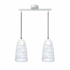 Люстра подвесная Candellux SABRIN 2x60 Вт E27 белый 32-54869