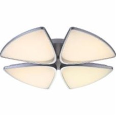 Люстра светодиодная Altalusse 48 Вт белый/серебро INL-9368C-48 White & Silver