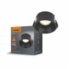 Светильник точечный Videx врезной круглый VL-SPF09R-B GU10 черный 27145