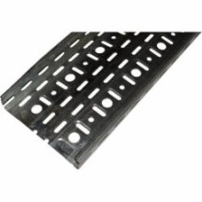 Лоток перфорированный металлический 50x50 мм (0,45) L-3 м белый цинк