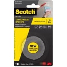 Монтажная двусторонняя лента 3M VHB Clear прозрачная 6 мм х 2 м толщина 1 мм (0914-F-6-2,0)
