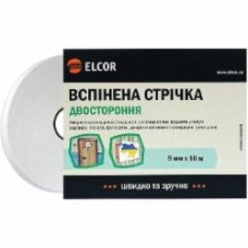 Монтажная двусторонняя лента Элкор белая 9 мм х 10 м TREVA910
