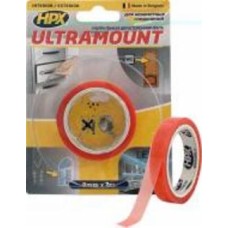 Двусторонняя клейкая лента HPX ULTRAMOUNT ультратонкая 9мм х 2м UM0902 (UM0902 )